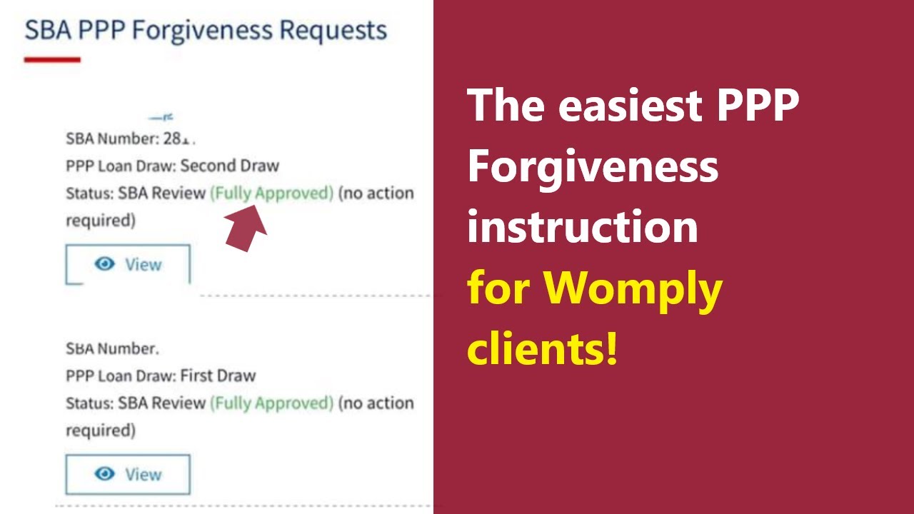 Womply PPP Forgiveness Update - easy instruction to make your PPP loan forgiven!