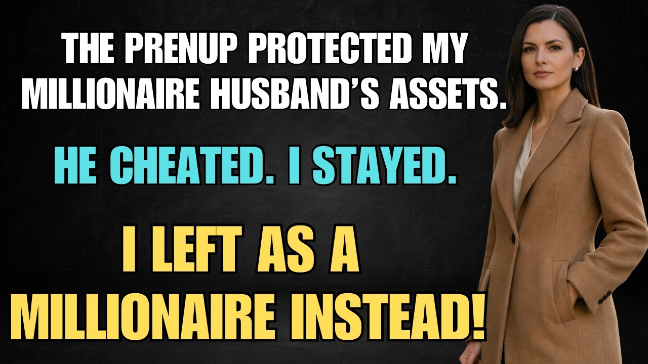 My Rich Husband Thought The Prenup Protected Him  He Cheated  I Stayed  I Left As A Millionaire!