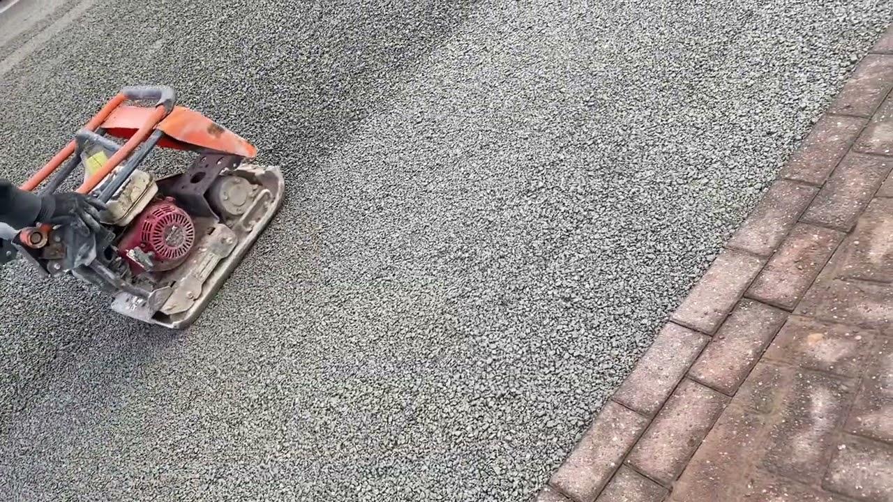 No fines #concrete based for a resin bound driveway