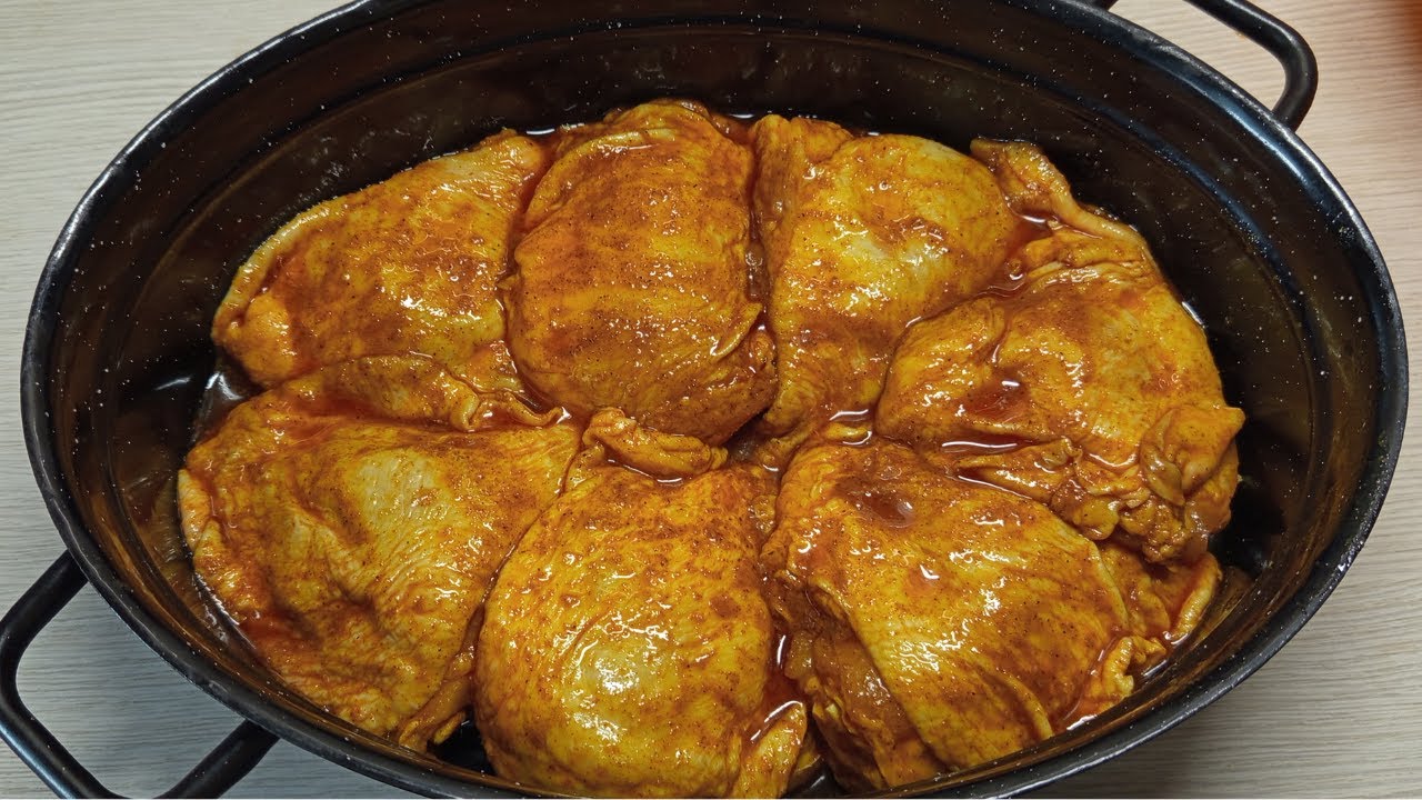 Pieczone udka w miodzie i przyprawach