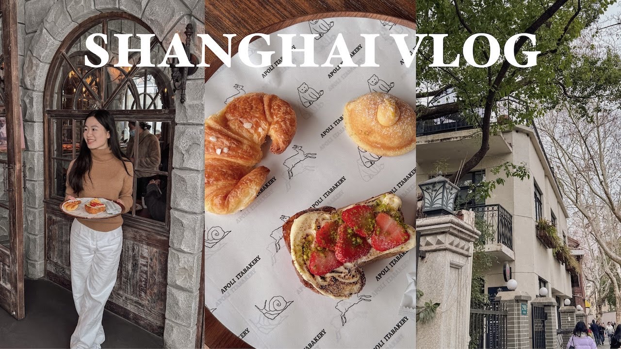 china vlog 🇨🇳 solo in shanghai, must eats, cute & viral bakeries, lots of shopping, yu garden