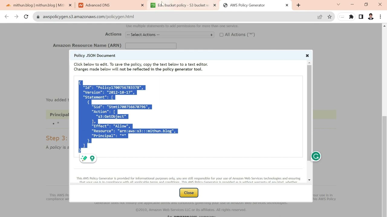 Static website hosting on AWS S3 with CloudFlare