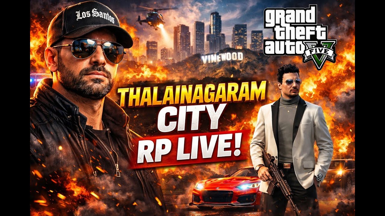 🔴ThalaiNagaram City RP LIVE Robbery with solo  #TNRP