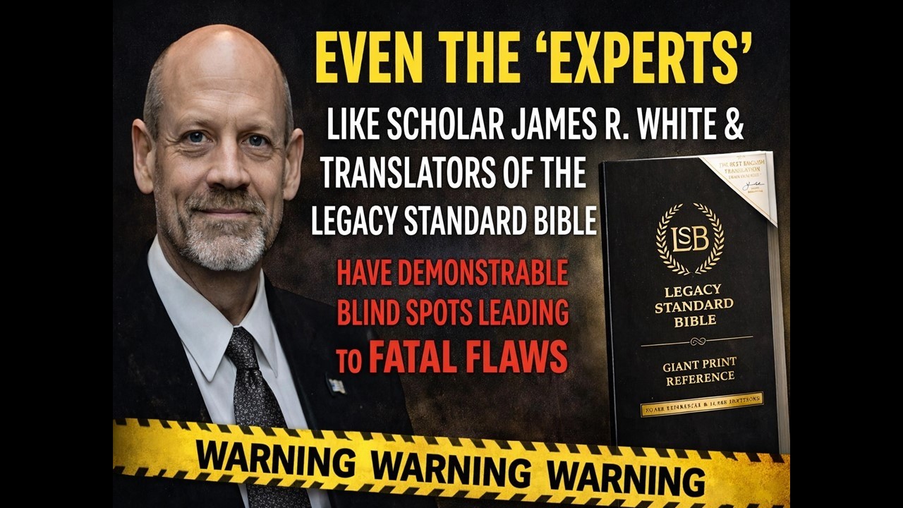 Even the Experts like Scholar James R. White & Translators of the LSB have Blind Spots = Fatal Flaws