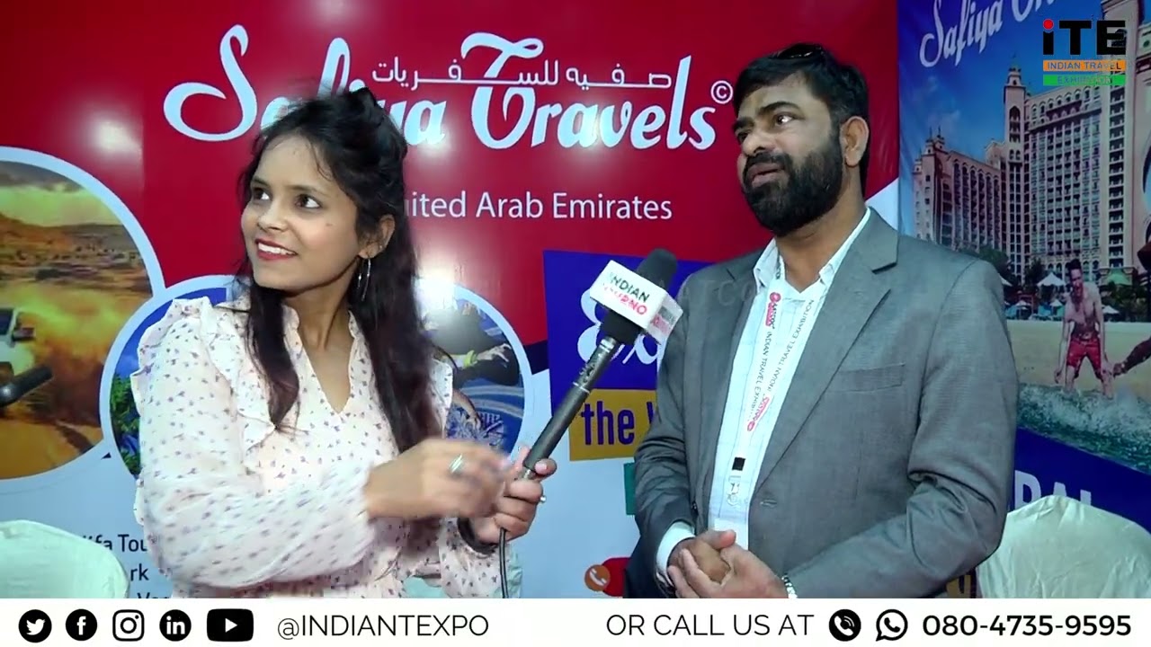 Interview with Safiya Travels at Indian Travel Exhibition 2023