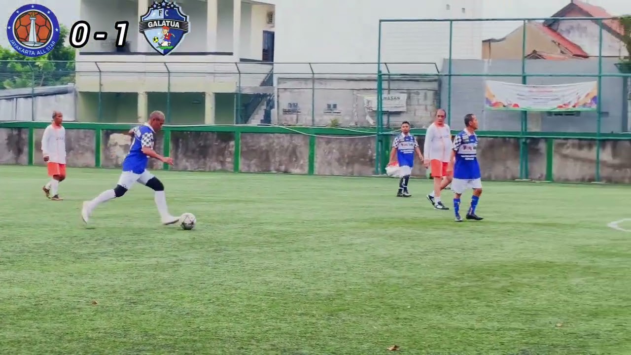 Jayakarta all-star vs Galatua all-star. Lapangan ingub Jagakarsa