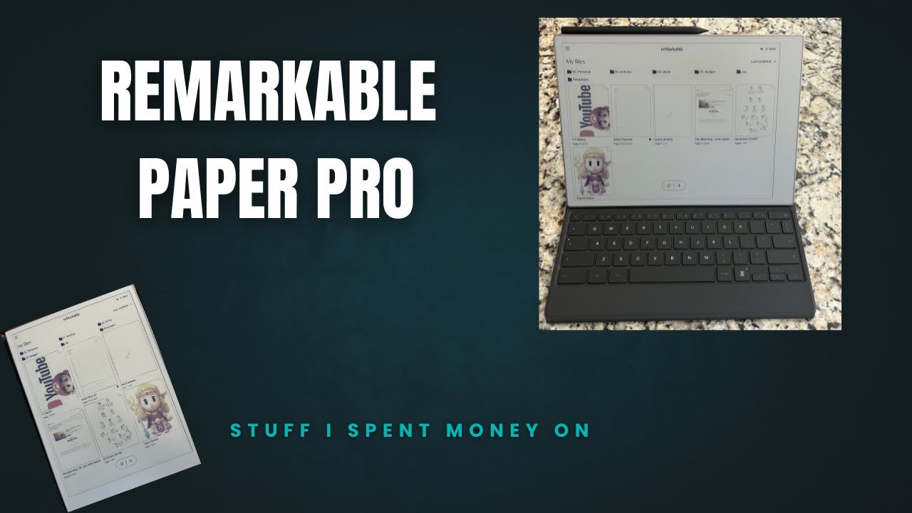 Remarkable Paper Pro Review | Stuff I Spent Money On #remarkablepaperpro  #digitalplanner #eink