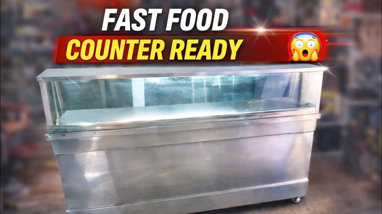 Fast Food Counter Ready | Shop Setup 2026 | Kanpur Special Stainless Steel Counter | kanpur