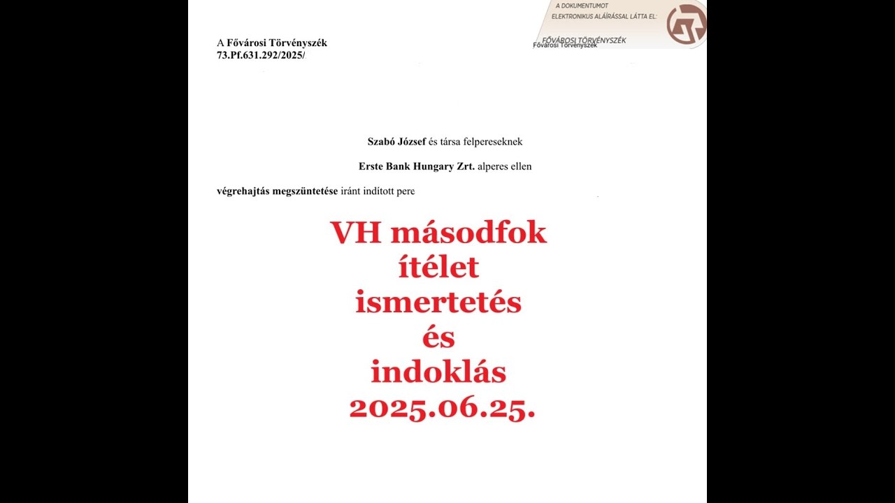 VH m&aacute;sodfok &iacute;t&eacute;let ismertet&eacute;s 2025.06.25.