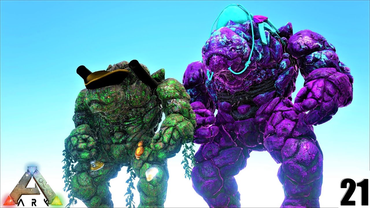 ARK: Survival Evolved - FABLED ROCK ELEMENTAL & CAPTAIN BLACK BOULDER !!! ARK BIONIC PRIMAL FEAR E21