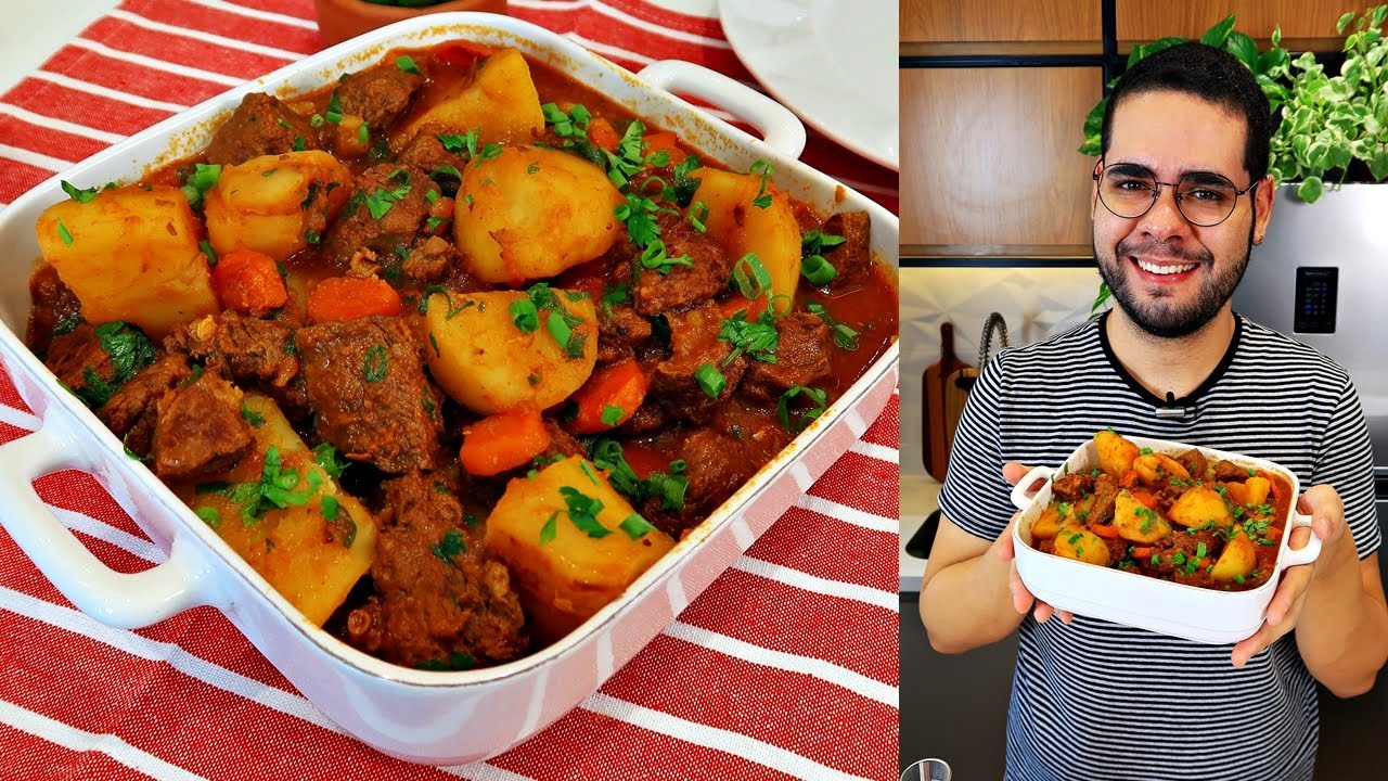 CARNE DE PANELA COM BATATAS SUPER SUCULENTA | SIMPLES E FÁCIL DE FAZER