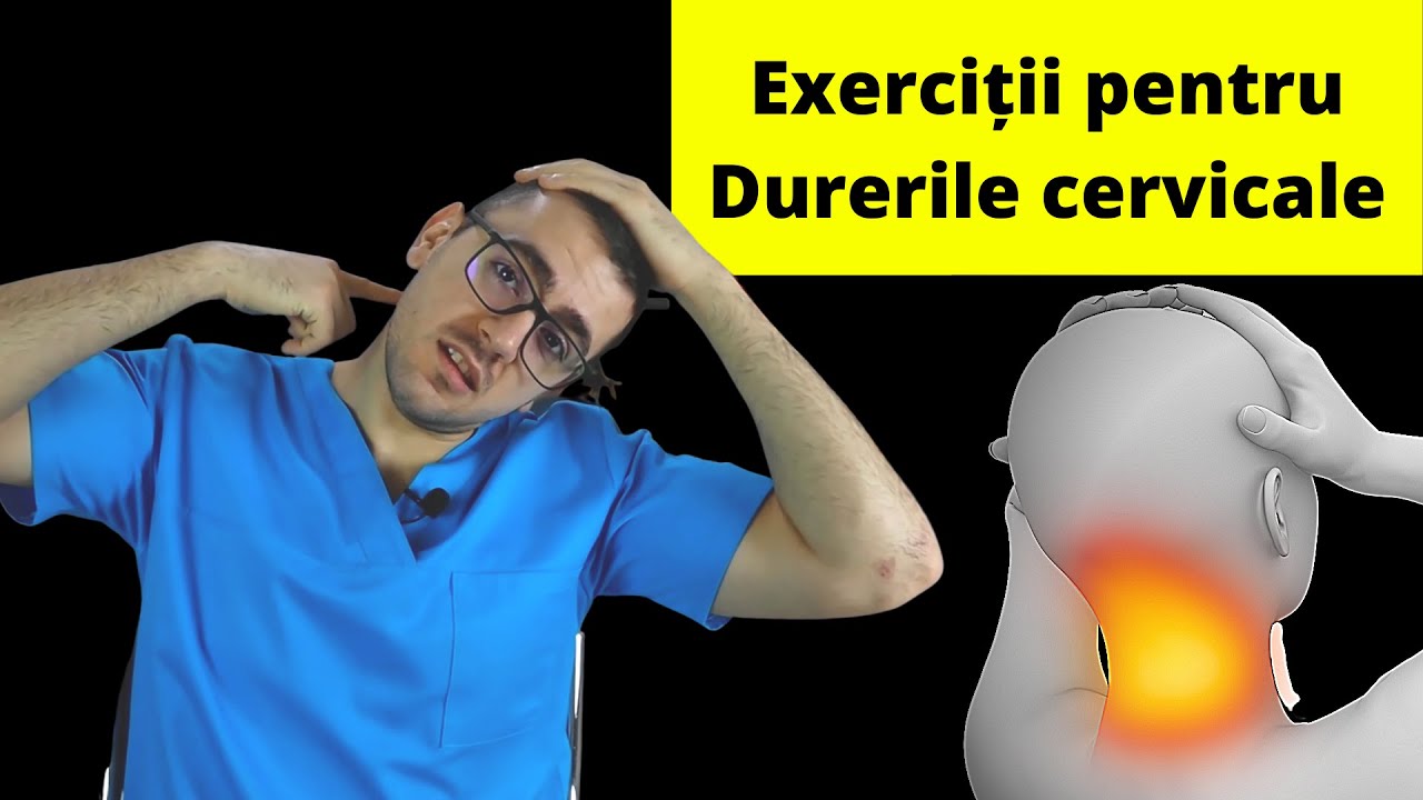 6 exerciții de kinetoterapie pentru coloana vertebrală cervicală #kinetoterapie