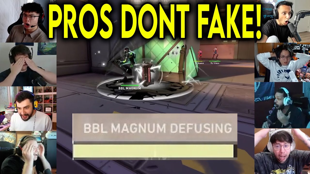 Valorant Streamers Reacts To BBL MAGNUM CRAZIEST 1v4 DEFUSE CLUTCH Against TL In VCT