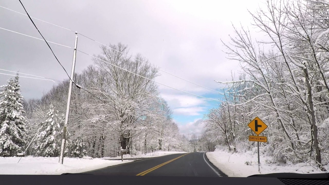 A Winter drive to Vermont from New York City