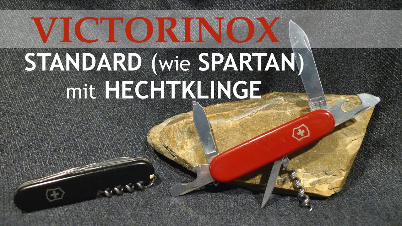 Victorinox Standard, Vorfahre des Spartan, Victorinox mit Hechtklinge, Messer, Taschenmesser