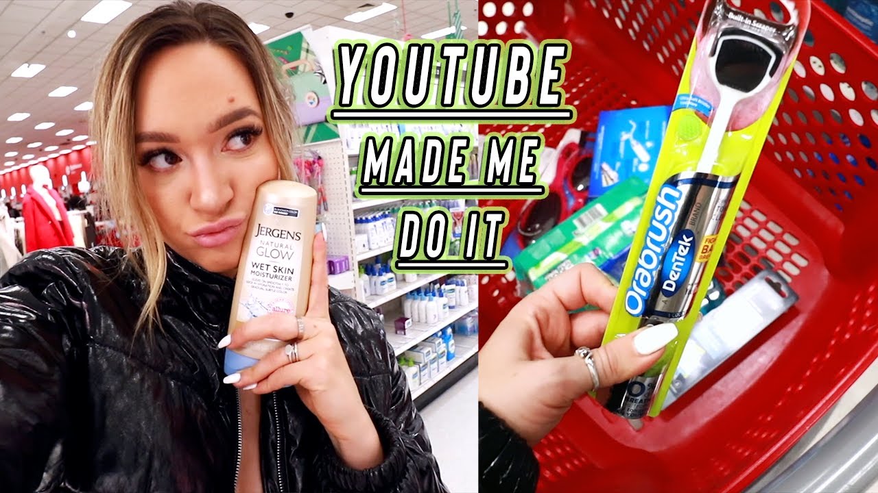 target shopping: beauty products i bought cause of youtubers! vlogmas day 15