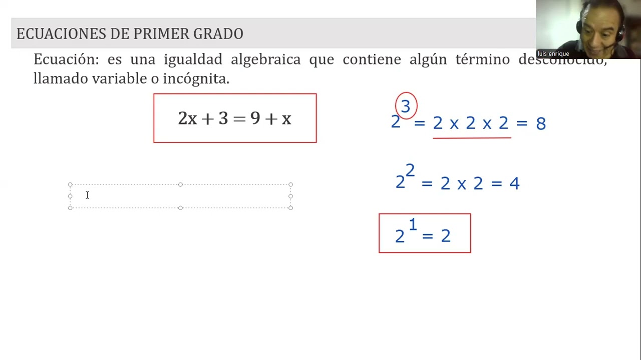 Clase 12 secundaria - ecuaciones de primer grado 06032026