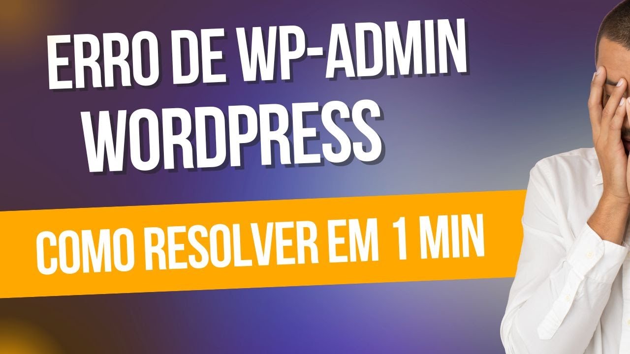 Wordpress erro de wp-admin