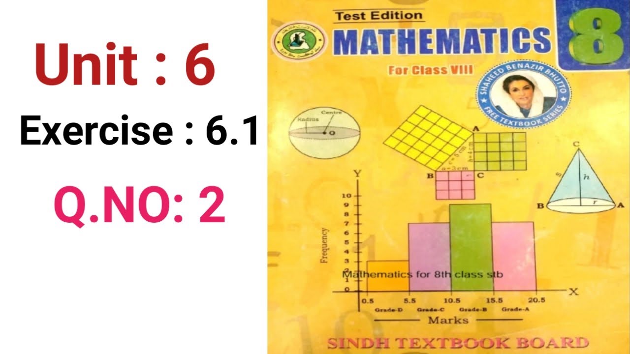 Maths Class 8 | Unit 6 | Exercise 6.1 | Q 2 | Sindh Textbook Board