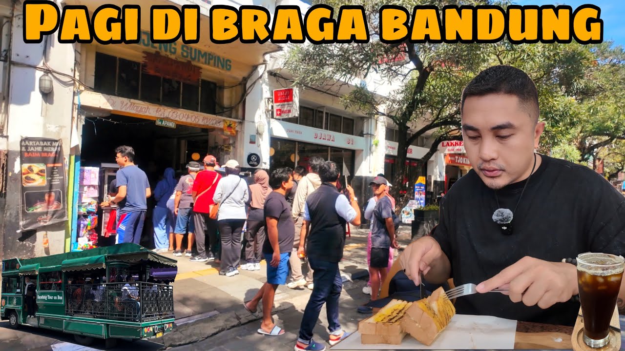 Sarapan Pagi di Braga Bandung || Sekalian Mampir ke Toko Kue Lakker 1986 di Braga