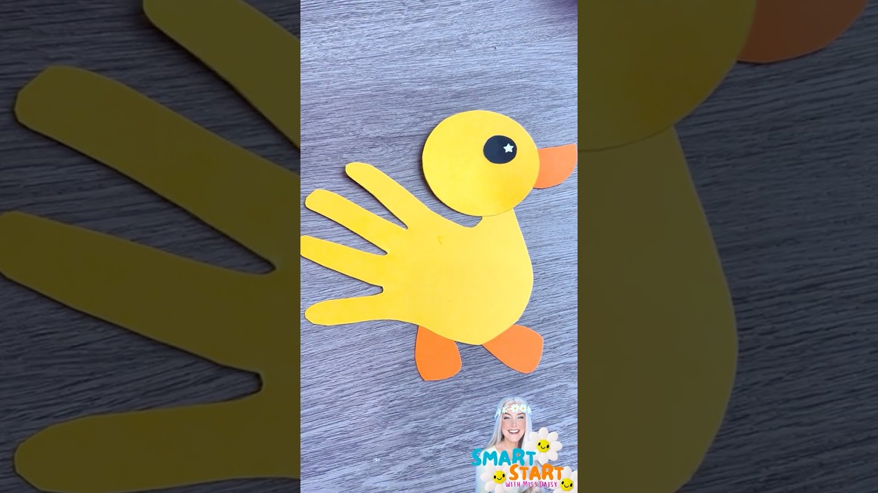 🐤 Cute Handprint Chick Craft for Easter | Easy Preschool Art Activity