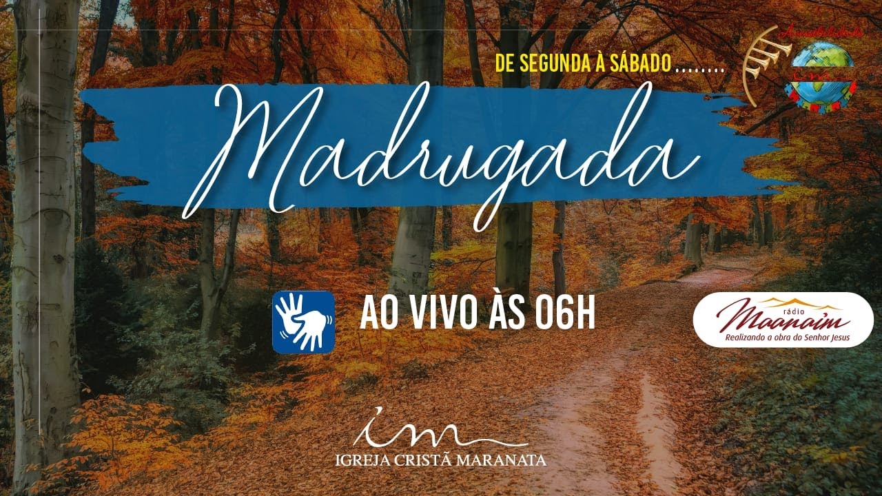 03/03/2026 às 6h | Culto da Madrugada em Libras