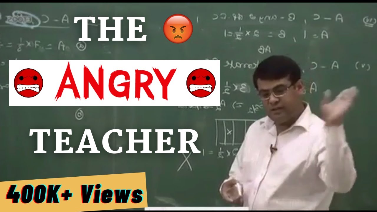 The Angry Teacher | JH Sir Kota | Jitendra Hirwani Sir | Chemistry Faculty Etoos India |