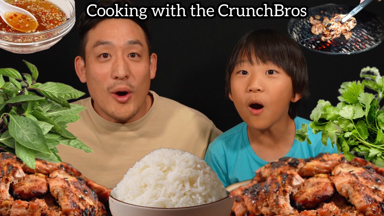 Cooking BBQ Pork- The CrunchBros Style