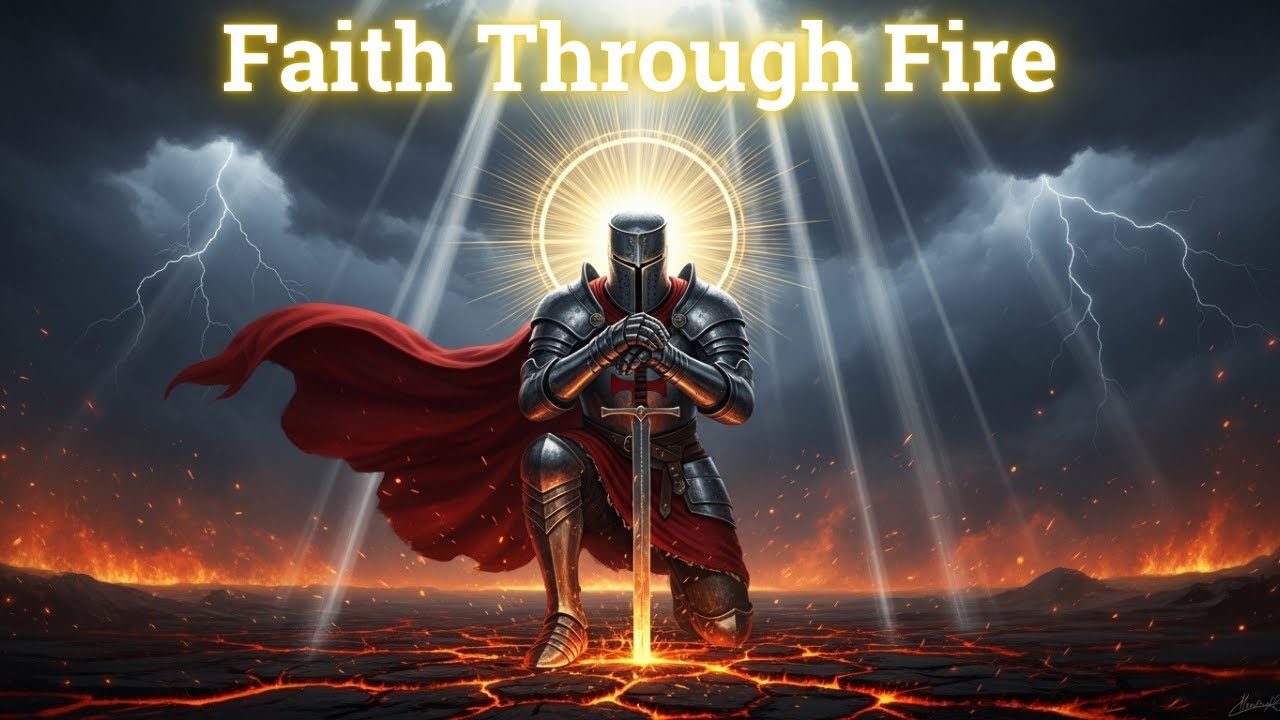 Faith Through Fire | Epic direct, cinematic Music | Chantable #prayer #rain #templar #epic