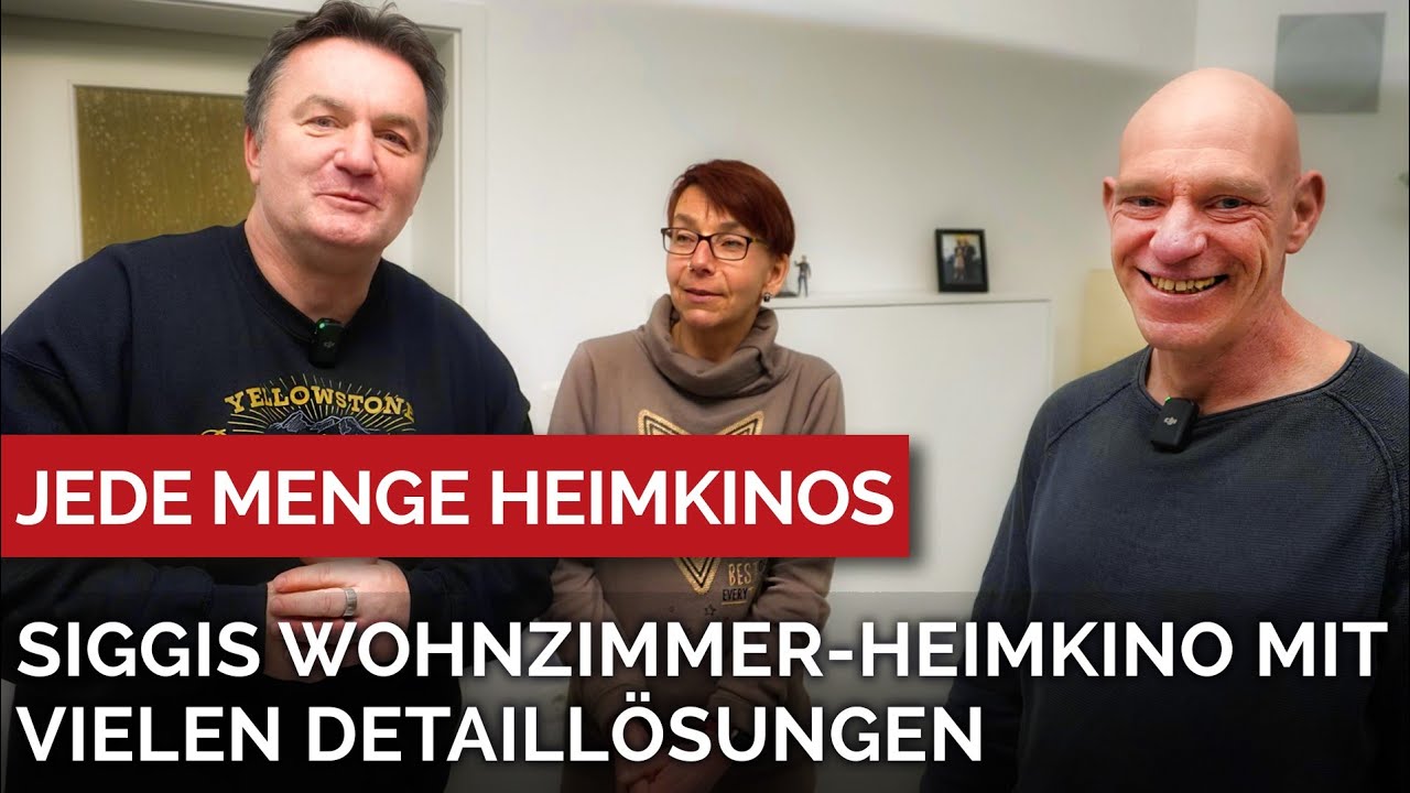 Wohnzimmerheimkino mit vielen Detaill&ouml;sungen und besonderer Technik. Siggi hat es gemacht.