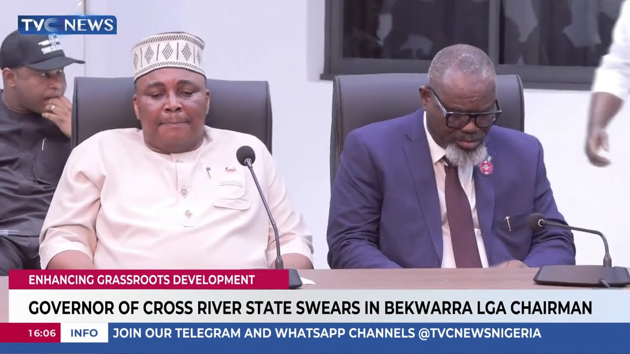 Gov Of Cross River State Swears In Bekwarra LGA Chairman