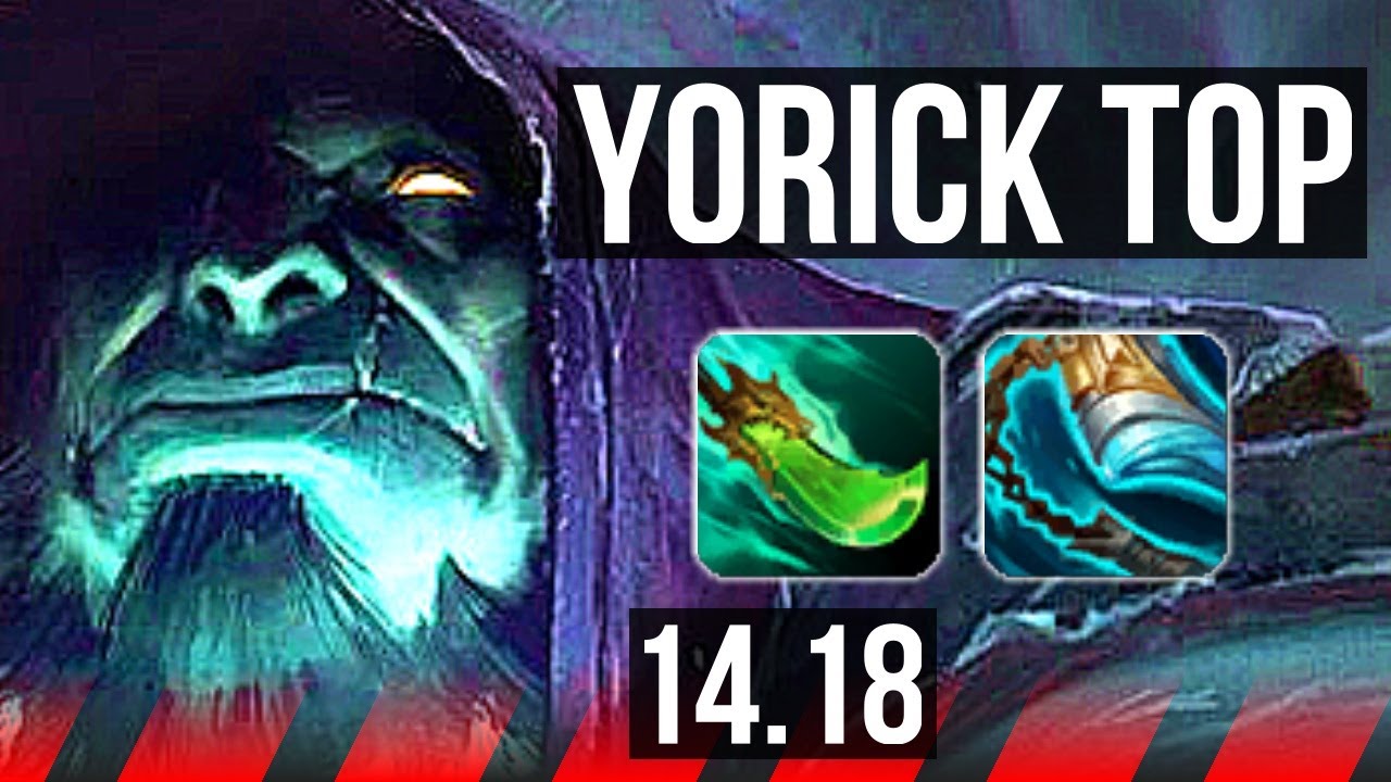 YORICK vs YONE (TOP) | 6/1/1, 800+ games | EUW Master | 14.18