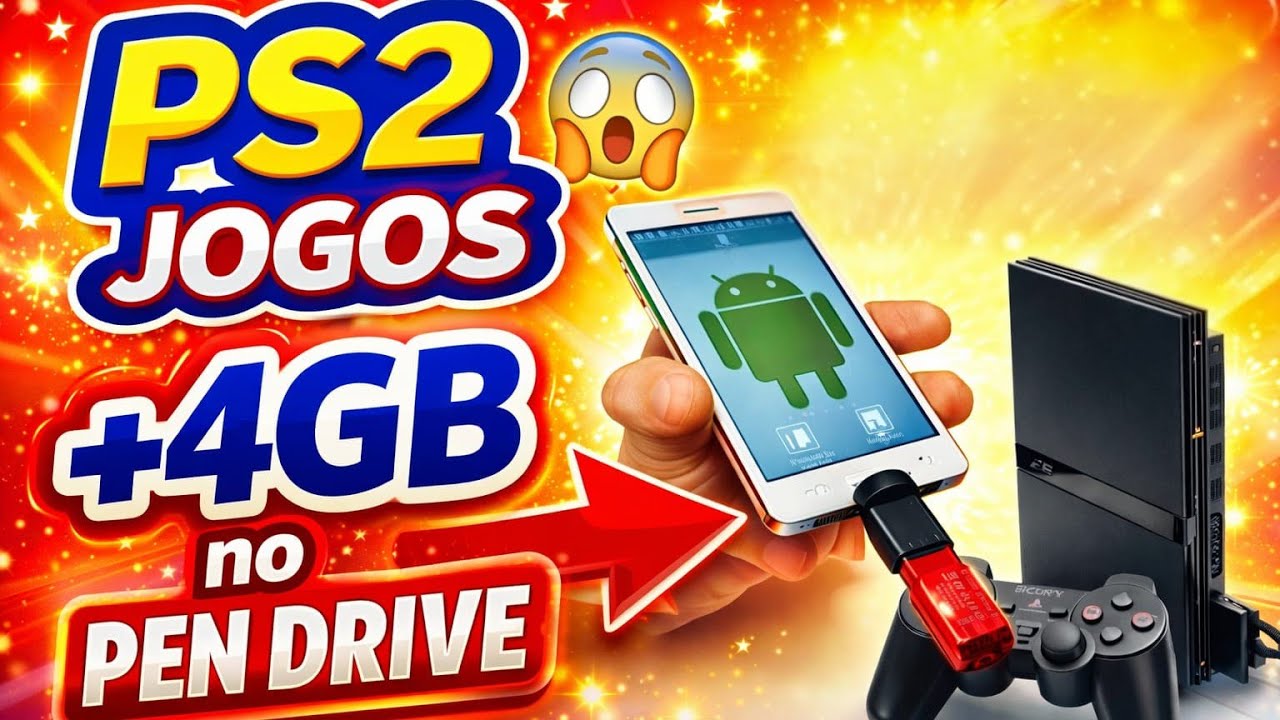 como passar jogos maiores de 4G pro pen drive pelo celular