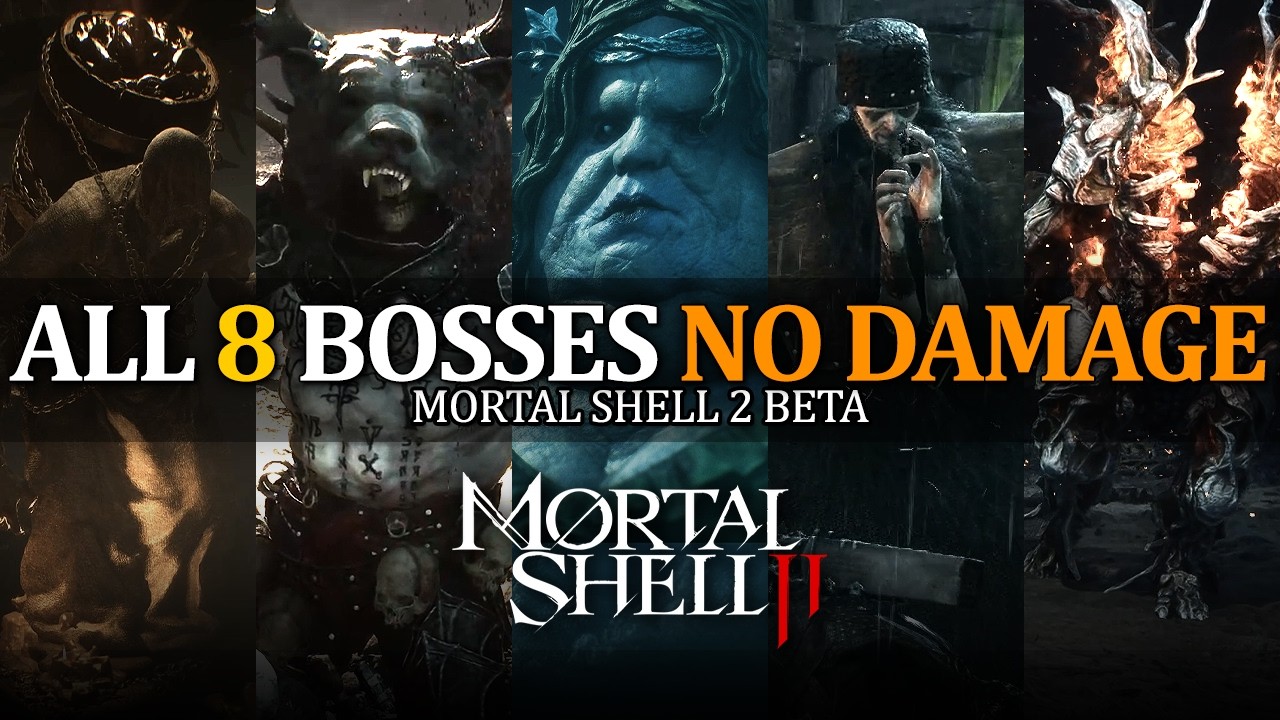 Mortal Shell 2 - All 8 Beta Boss Fights (No Damage)