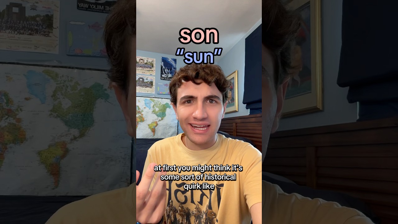 Why is &ldquo;son&rdquo; spelled with an O?