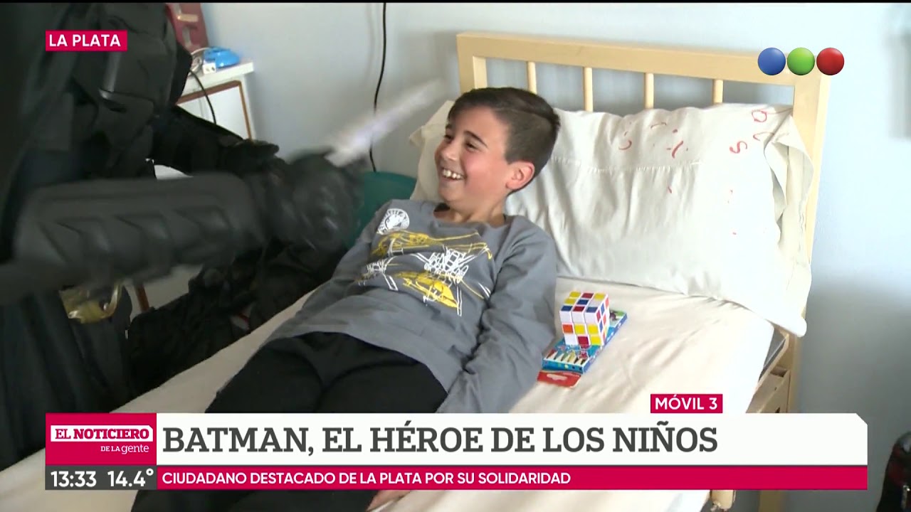 Batman, el ciudadano destacado y solidario de La Plata