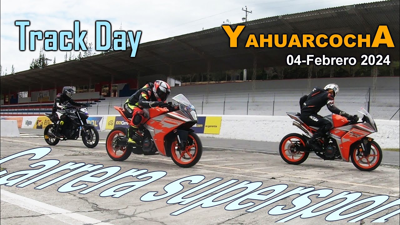 Carreras de MOTOS en YAHUARCOCHA// Super sport 4 febrero 2024