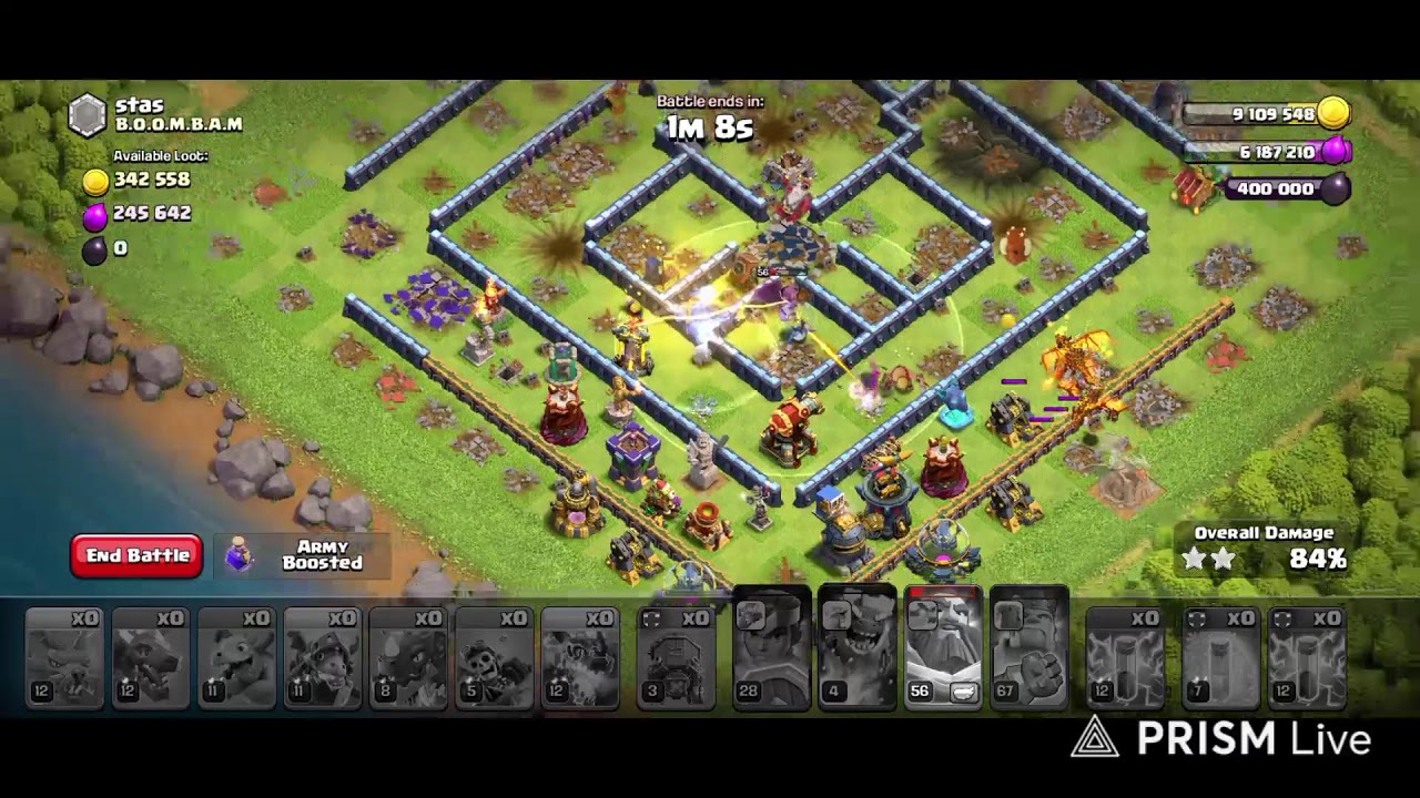 My Max Hero vs Town Hall 18? 🏰🔥 Impossible Challenge! | Vivid Neon Gaming Live