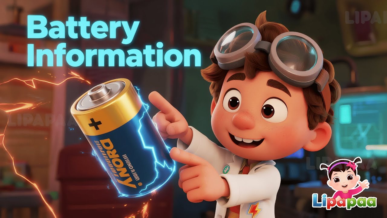 ⚡ Amazing Battery Facts Every Kid Should Know! 🔋 | Lipapaa Information