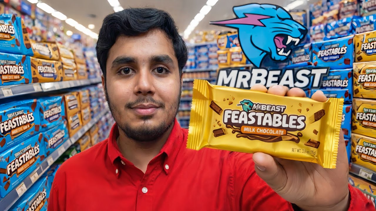 Trying Mr Beast’s chocolate For The Second Time 😍||