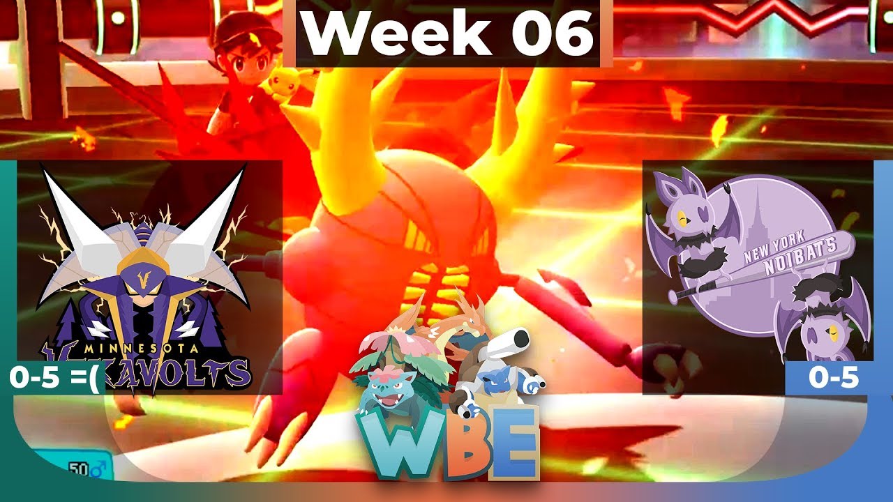 THE BATTLE OF THE BEST! Minnesota Vikavolts vs New York Noibats! WBE Week 6 - Pokemon LGPE