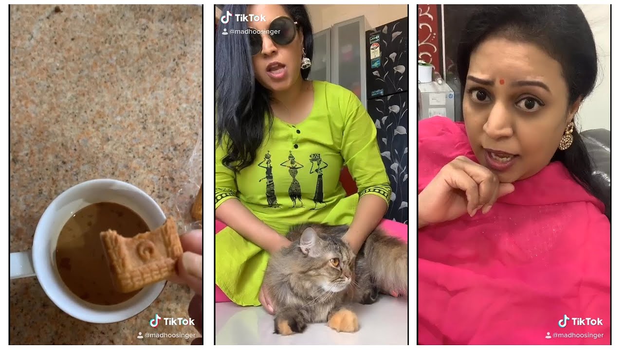 Singer Madhoo best Tiktok funny compilation 6 (Eng sub) [Madhoo Singer]
