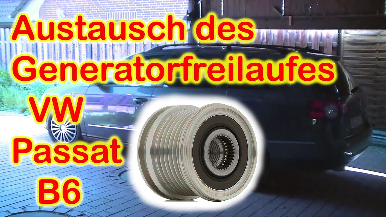 Tausch des Generatorfreilauf, Passat B6