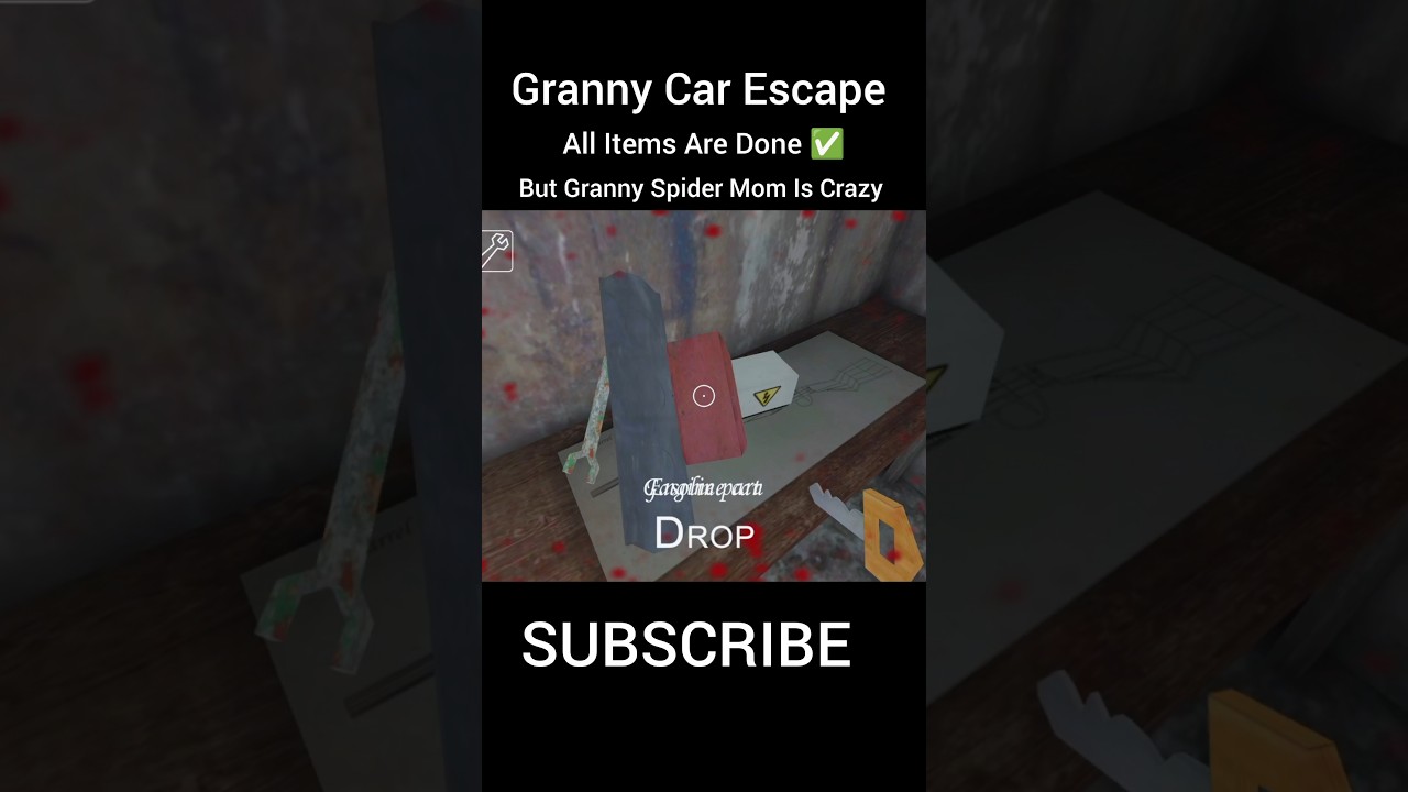 Car Escape Ke Liye Har Ek Item Done Thi, But Granny's Spider Mom Ar Crazy #granny1 #grannyglitches