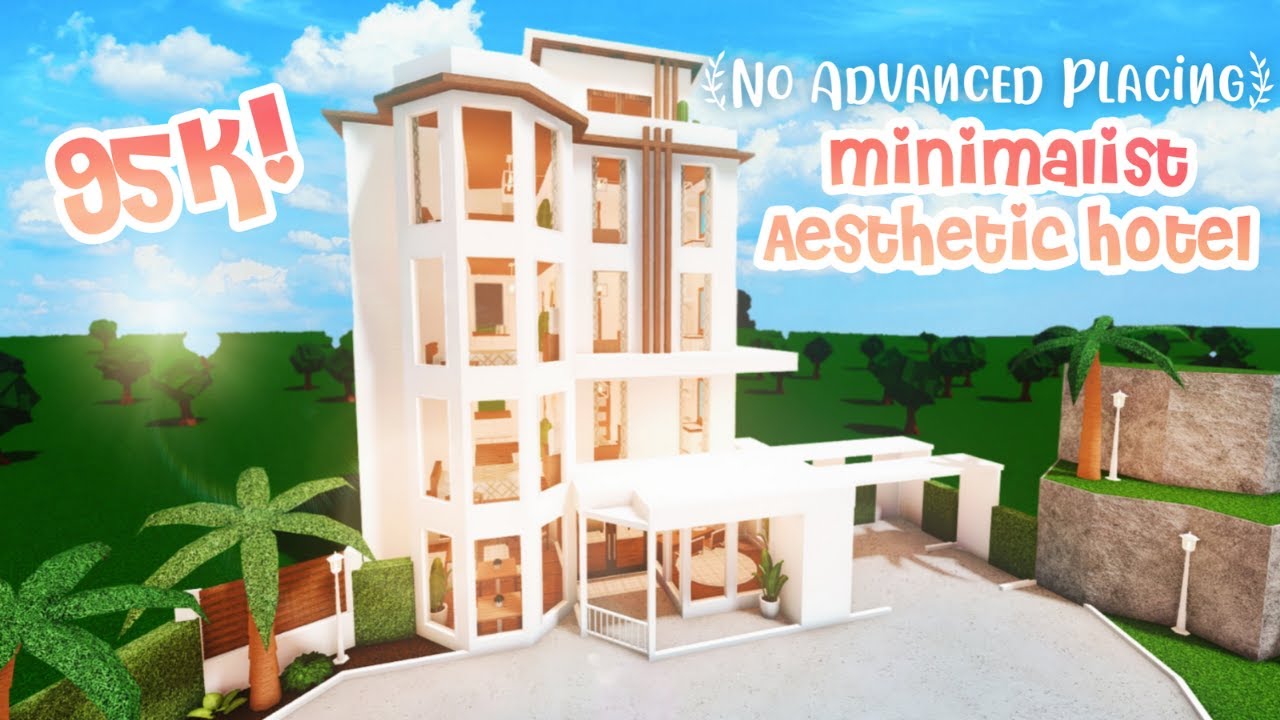 No Advanced Placing Minimalist Aesthetic Hotel Speedbuild and Tour - iTapixca Builds