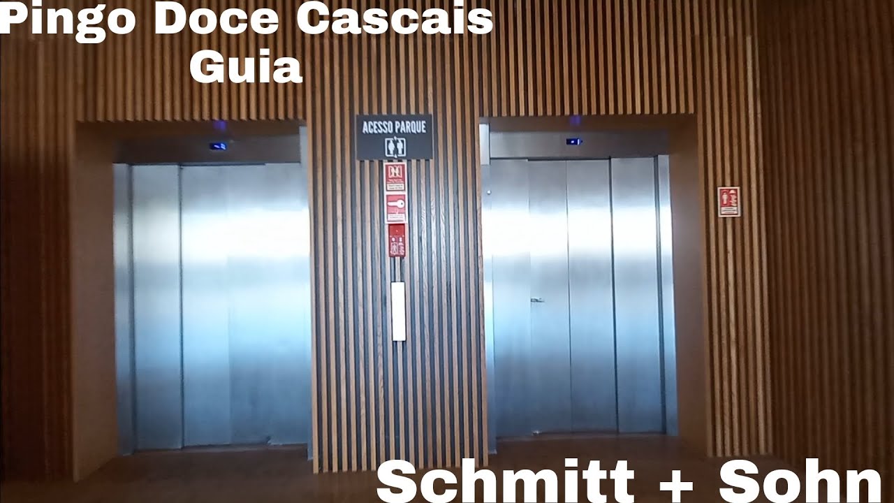 Elevadores elétricos Schmitt + Sohn de 2020 no Pingo Doce Cascais Guia, Cascais, PT