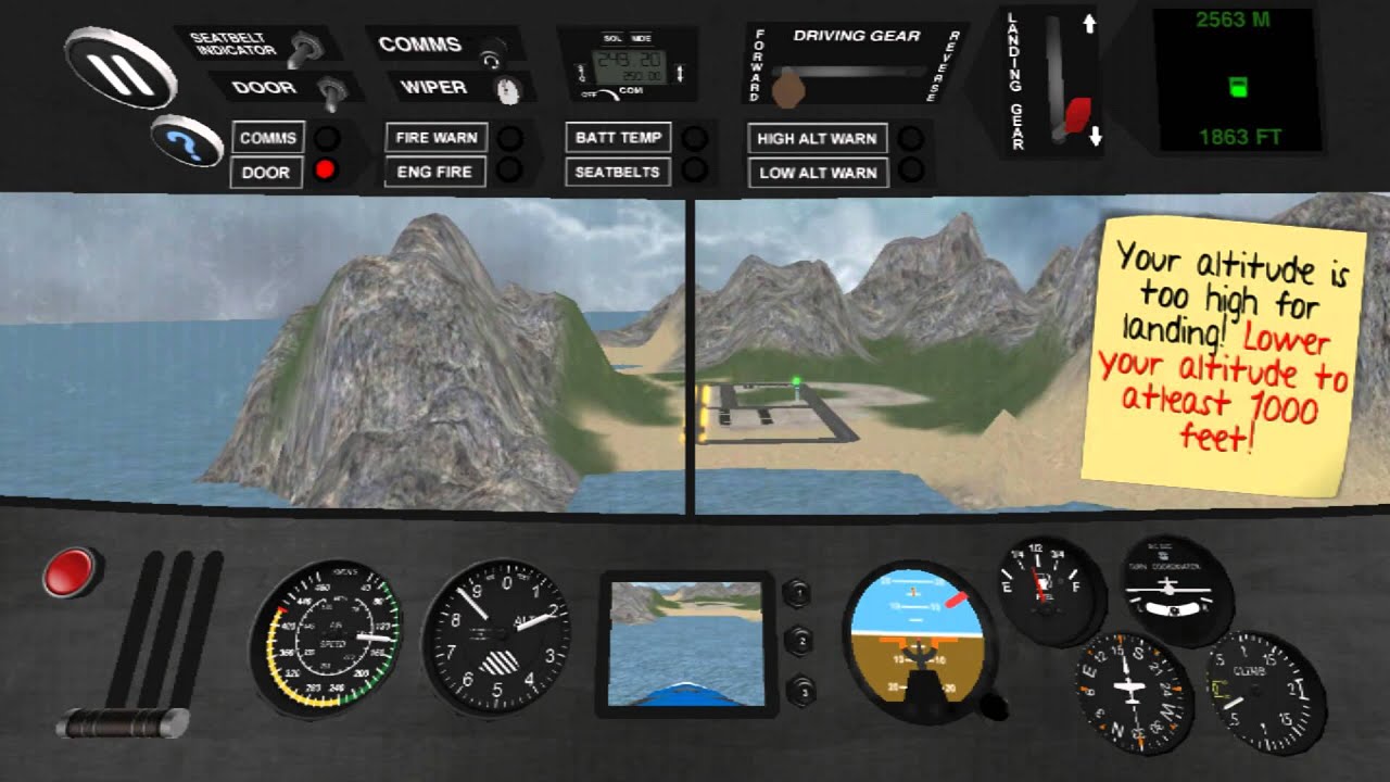 Airplane Pilot Simulator 3D Gameplay (Android) (1080p)