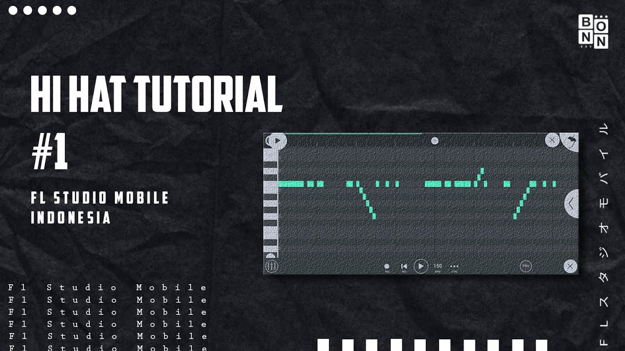 Cara membuat Hat Roll | Tutorial Fl studio mobile indonesia
