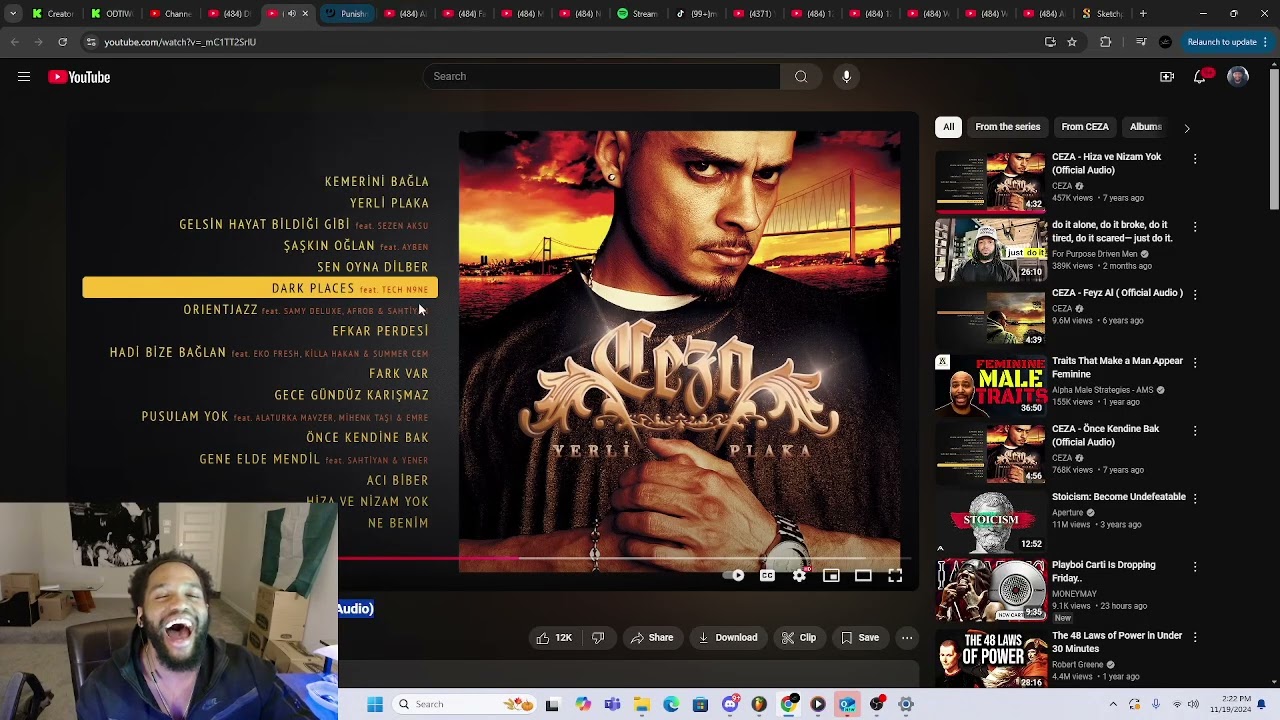 ODTIWO Turkish Rap Reaction CEZA - Dark Places feat. Tech N9ne (Official Audio)