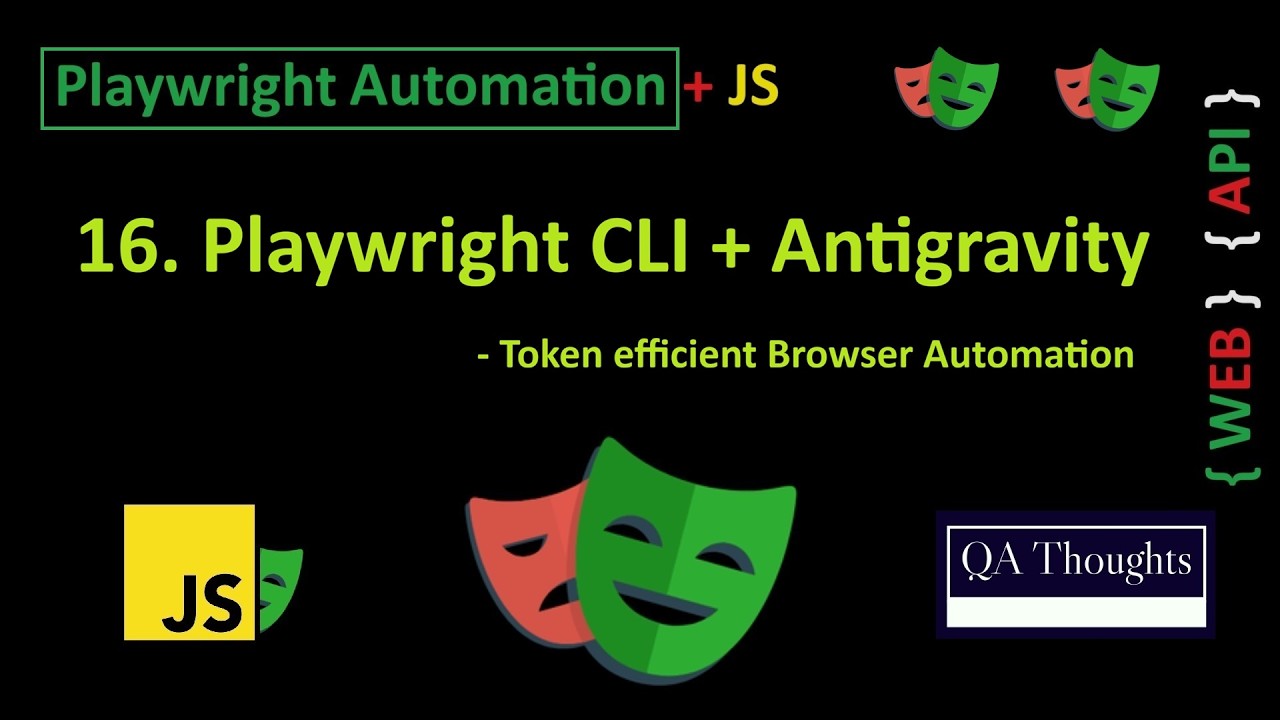 Учебное пособие по Playwright CLI: Автоматизация браузера с использованием Antigravity, эффективн...